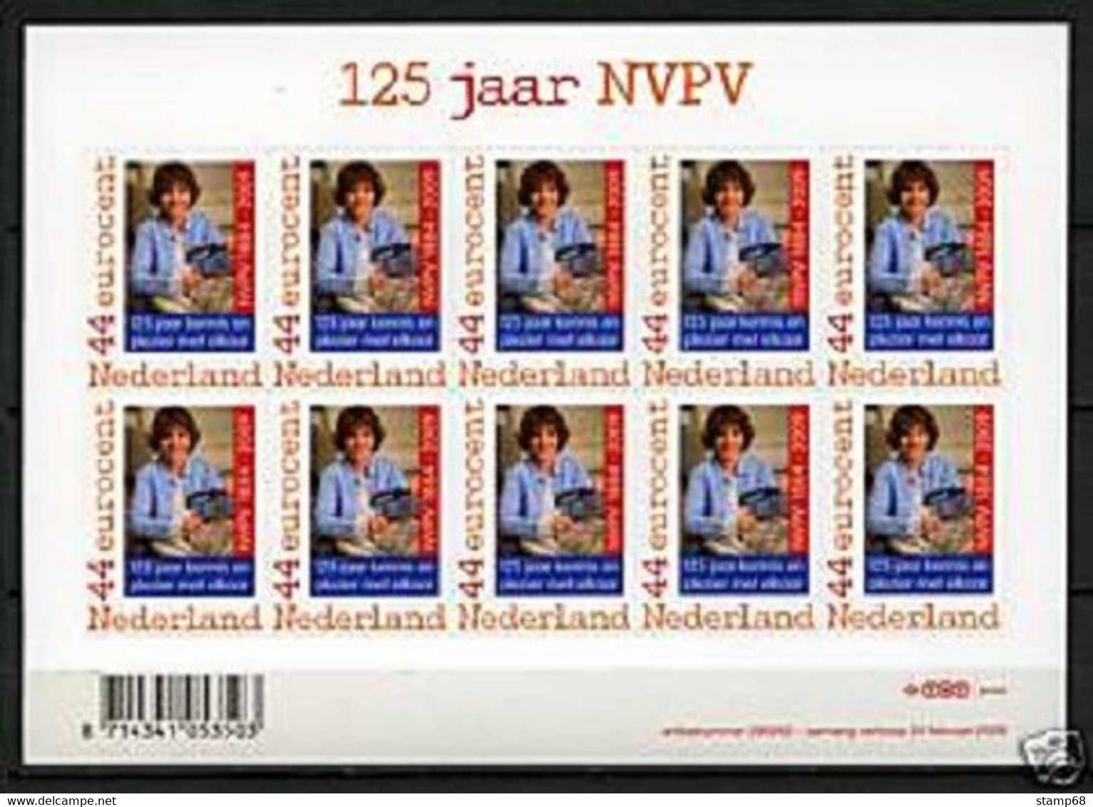 Nederland NVPH 2636 V2636 Vel Persoonlijke Zegels NVPV 2009 MNH Postfris - Otros & Sin Clasificación
