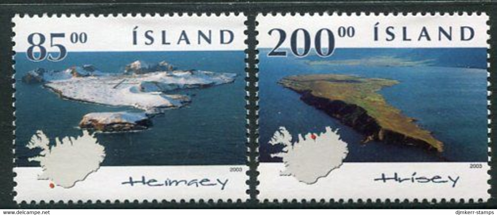 ICELAND  2003 Islands MNH / **.  Michel 1047-48 - Unused Stamps