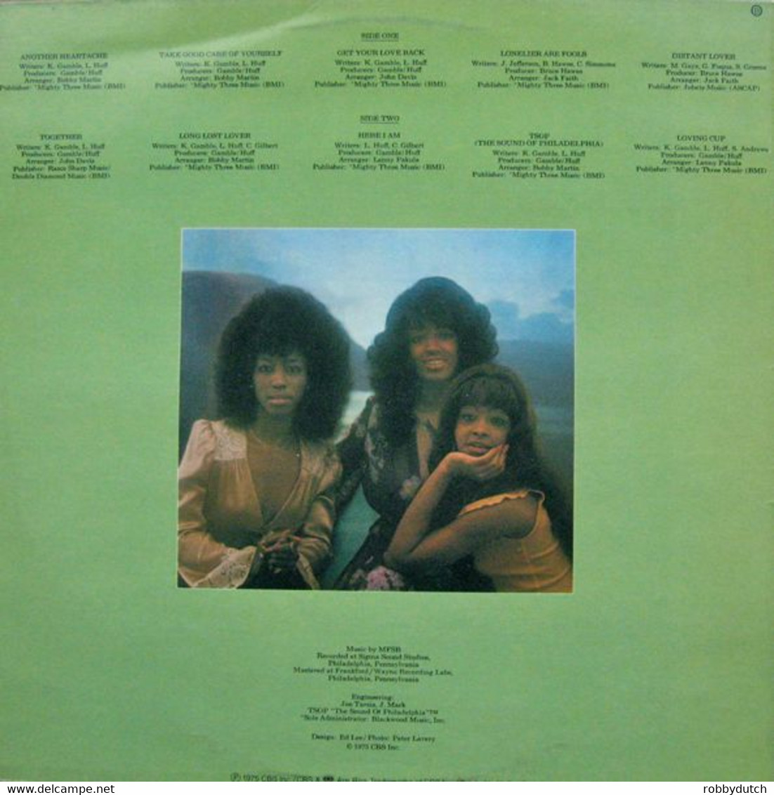 * LP *  THREE DEGREES - WITH LOVE - Soul - R&B