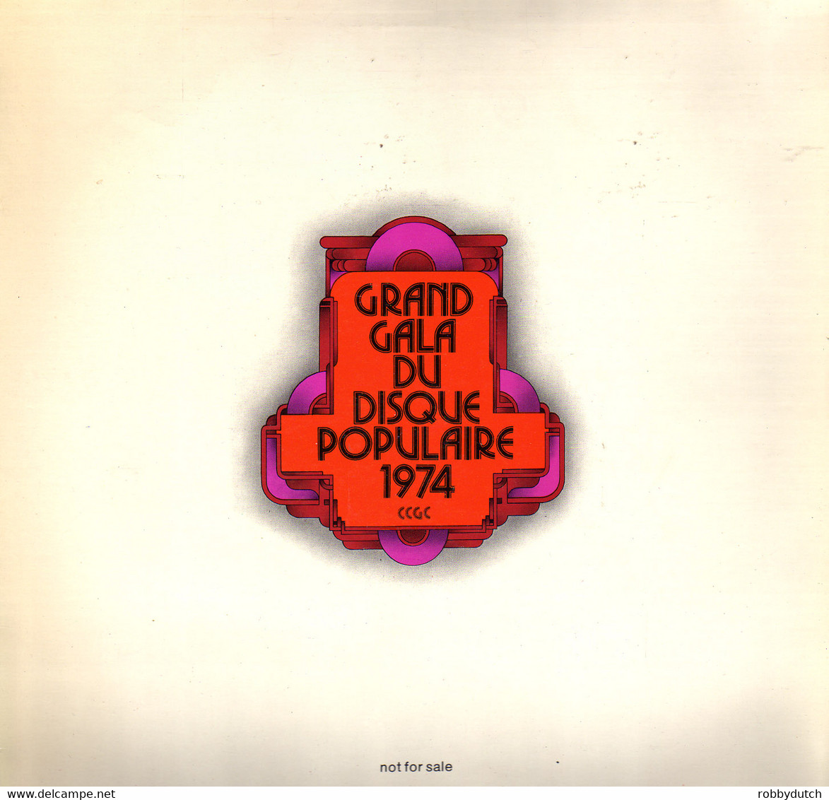 * LP *  GRAND GALA DU DISQUE POPULAIRE 1974 - VARIOUS - COMPANY PROMO (Not For Sale) - Hit-Compilations