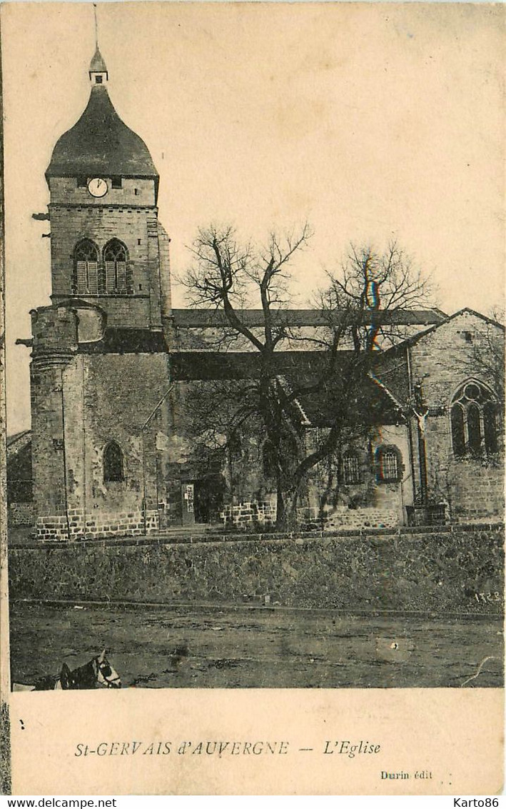 St Gervais D'auvergne * église Du Village - Saint Gervais D'Auvergne