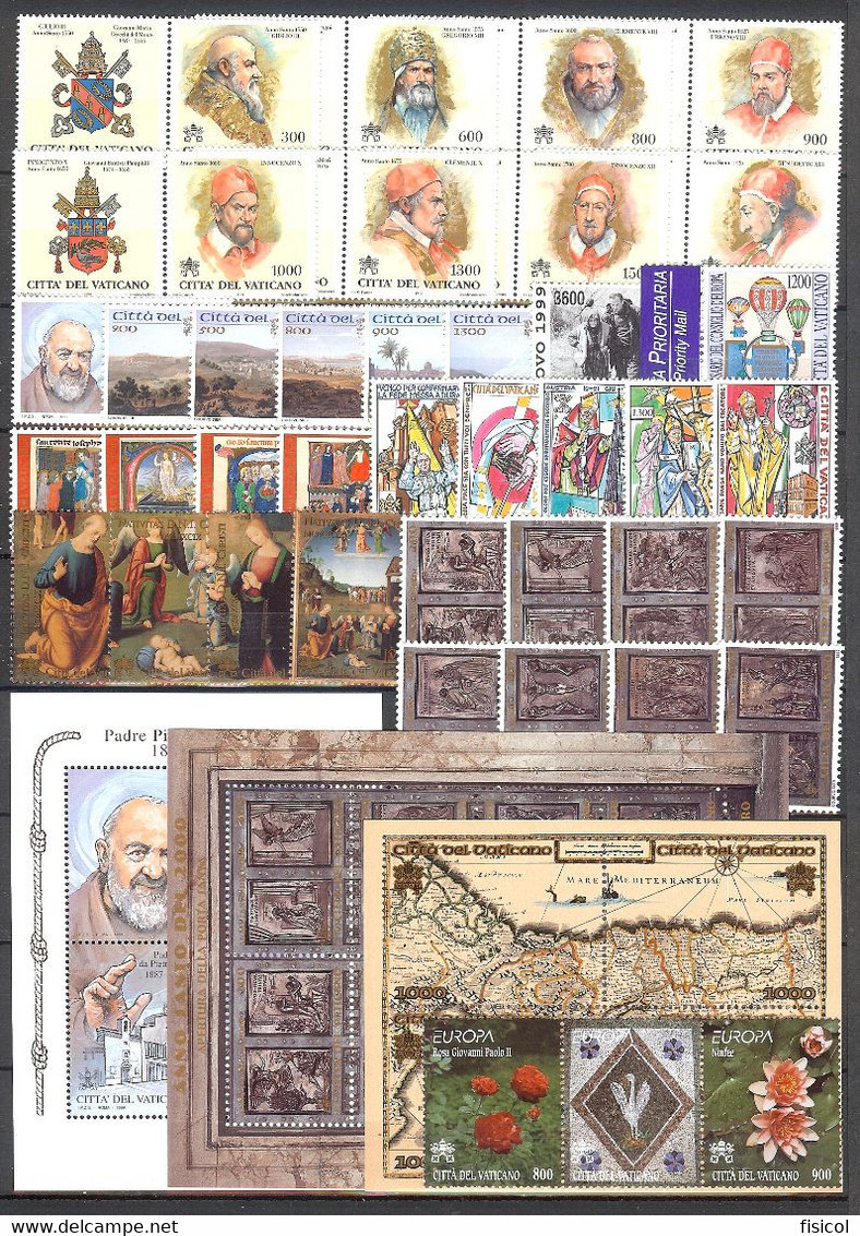 1999 VATICANO -  Annata Completa  MNH-VF ** - Années Complètes