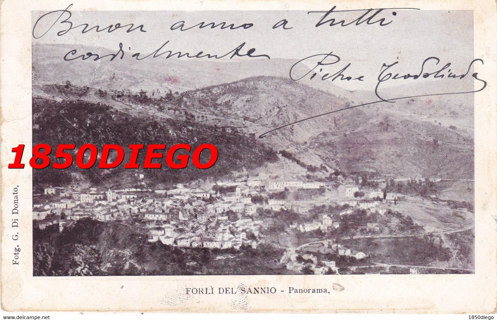 FORLI DEL SANNIO  - PANORAMA F/PICCOLO VIAGGIATA - Isernia