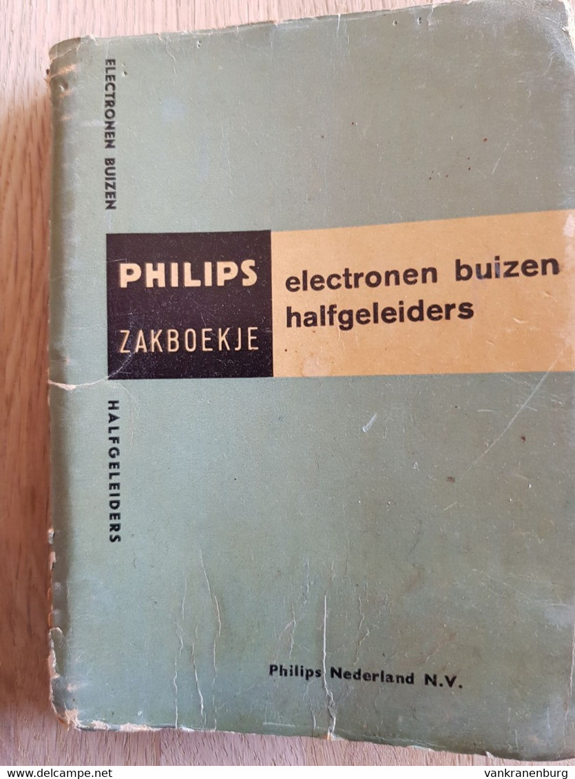 Philips Zakboekje Electronen Buizen Halfgeleiders 1955 - Praktisch