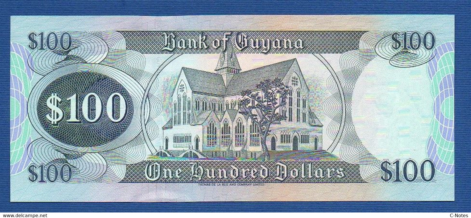 GUYANA - P.31(3) – 100 Dollars ND (2005) UNC Serie A/86 163093 - Guyana