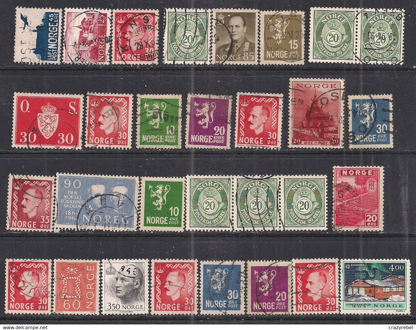 Norway Selection Of 30 Used Stamps ( A444 ) - Sammlungen