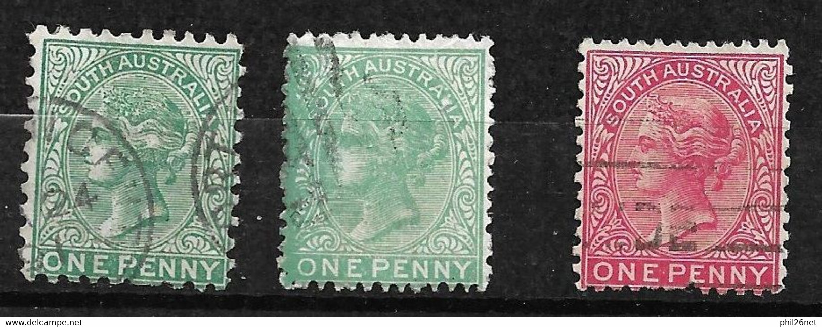 Australie Du Sud  UK N° 25 ; 25A Et  106    Oblitérés  B/TB  Voir Scan   - Used Stamps