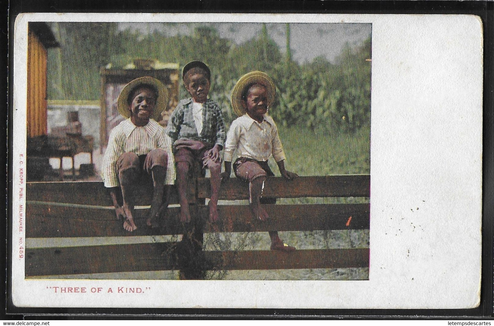 REPRODUCTION USA - Three Of A Kind - Black Americana