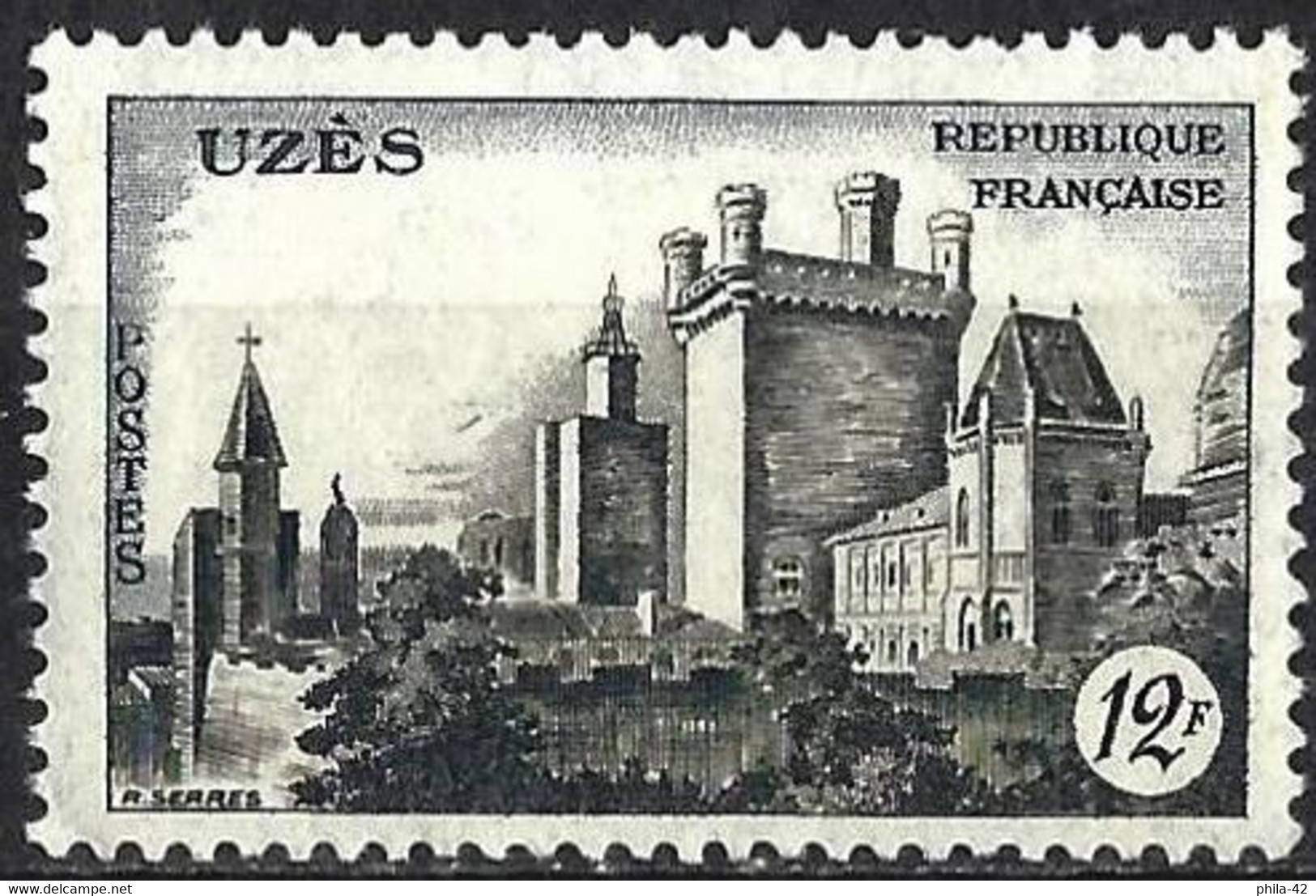 France 1957 - Mi 1128 - YT 1099 ( Castel Of Uzès ) MNH** - Nuevos
