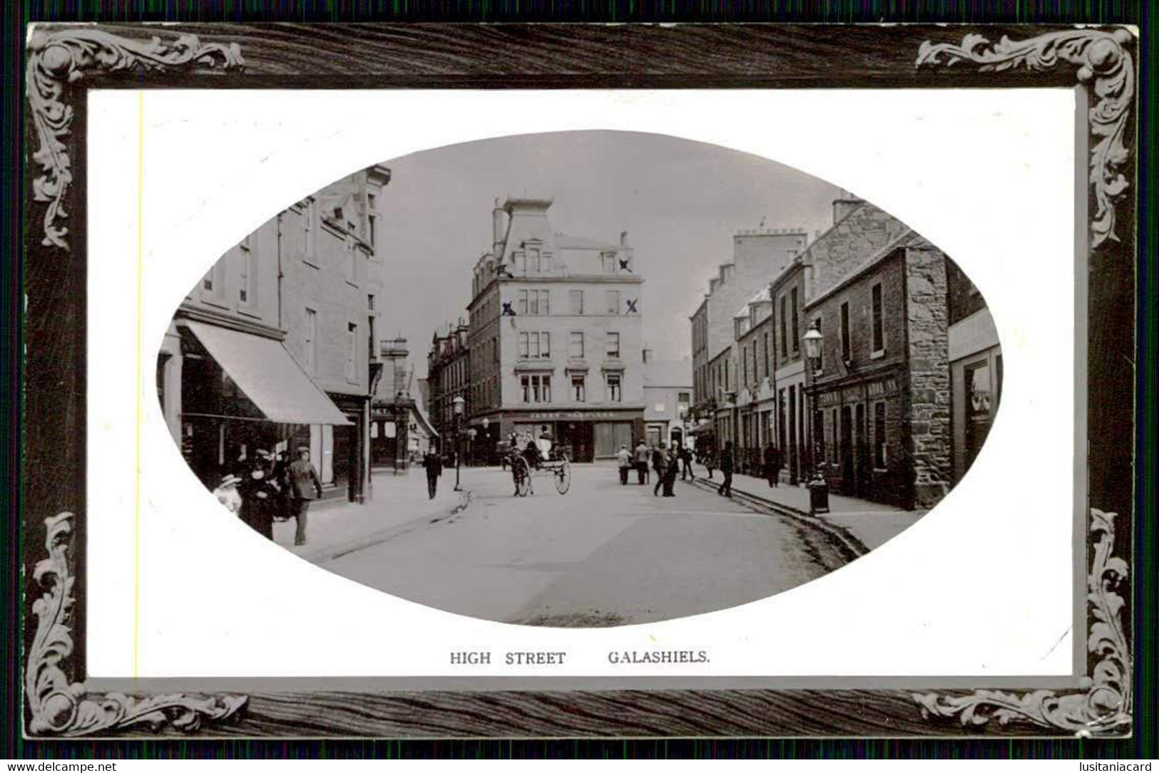 GALASHIELS - High Street. ( Ed. A. A. Maclachlan) Carte Postale - Roxburghshire