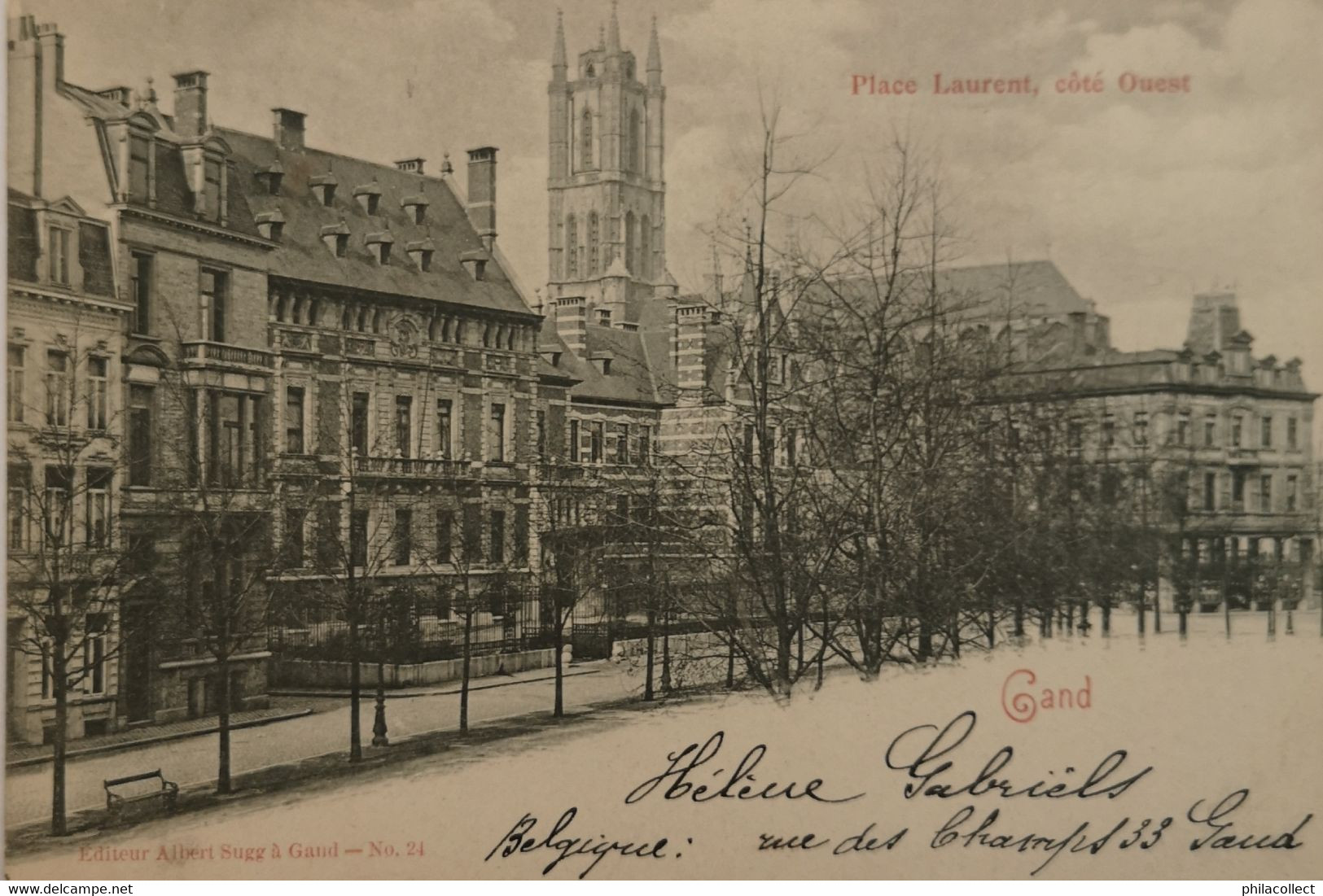 Gent - Gand // Place Laurent - Cote Ouest 1902 Sugg - Gent