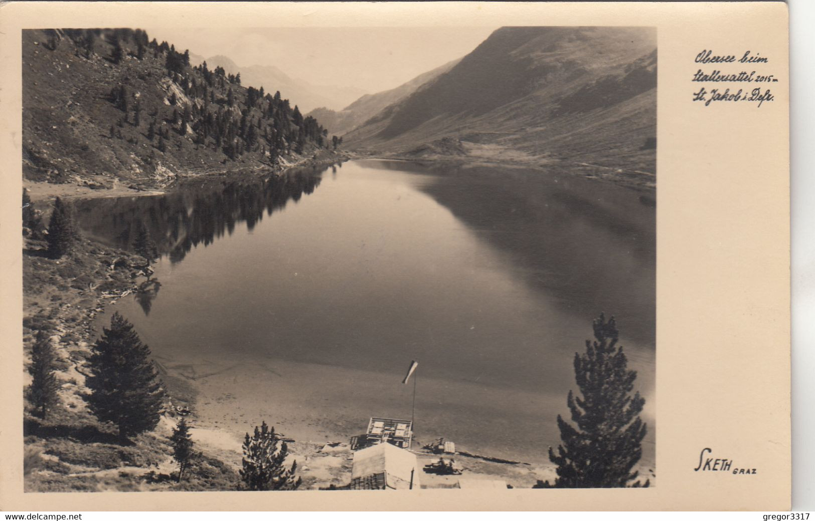 A8985) OBERSEE Beim STALLERSATTEL - ST. JAKOB I. DEFR. - Tolle Alte AK !! 24.7.1958 - Defereggental