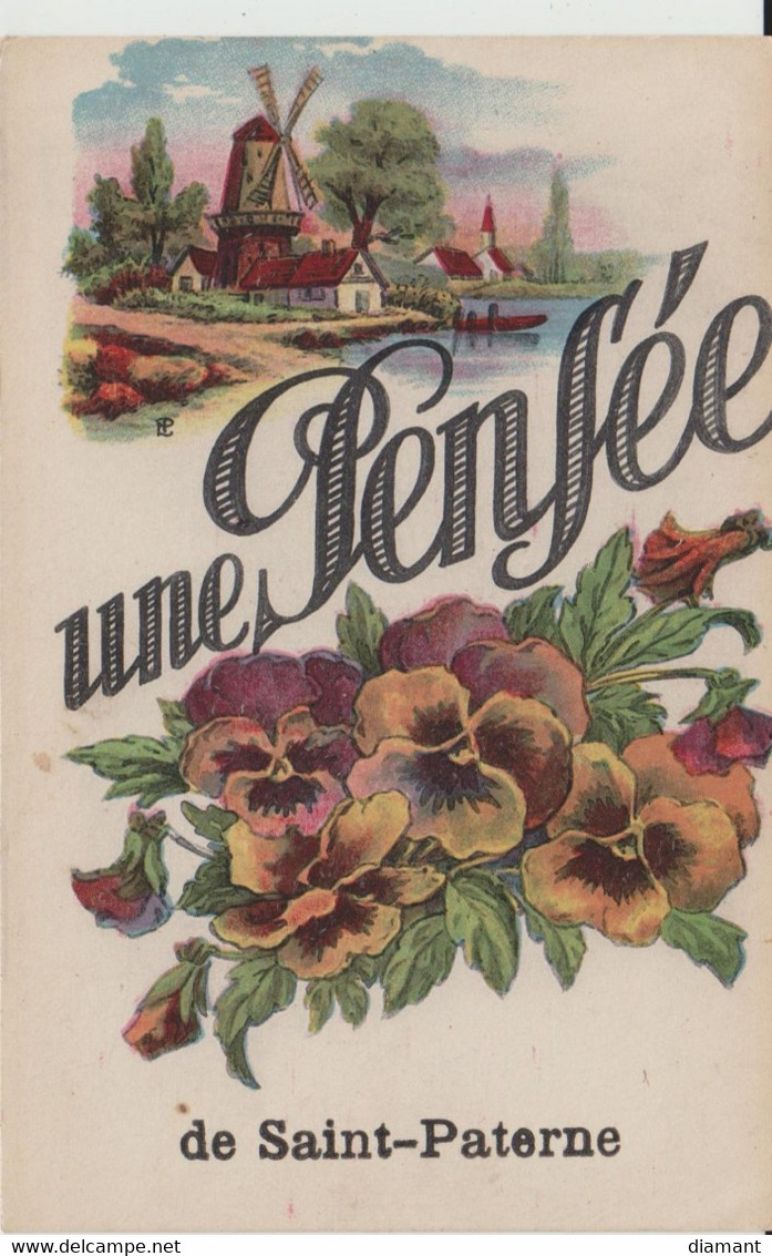 SAINT PATERNE (72) - Une Pensée De - 1930 - Bon état - Saint Paterne
