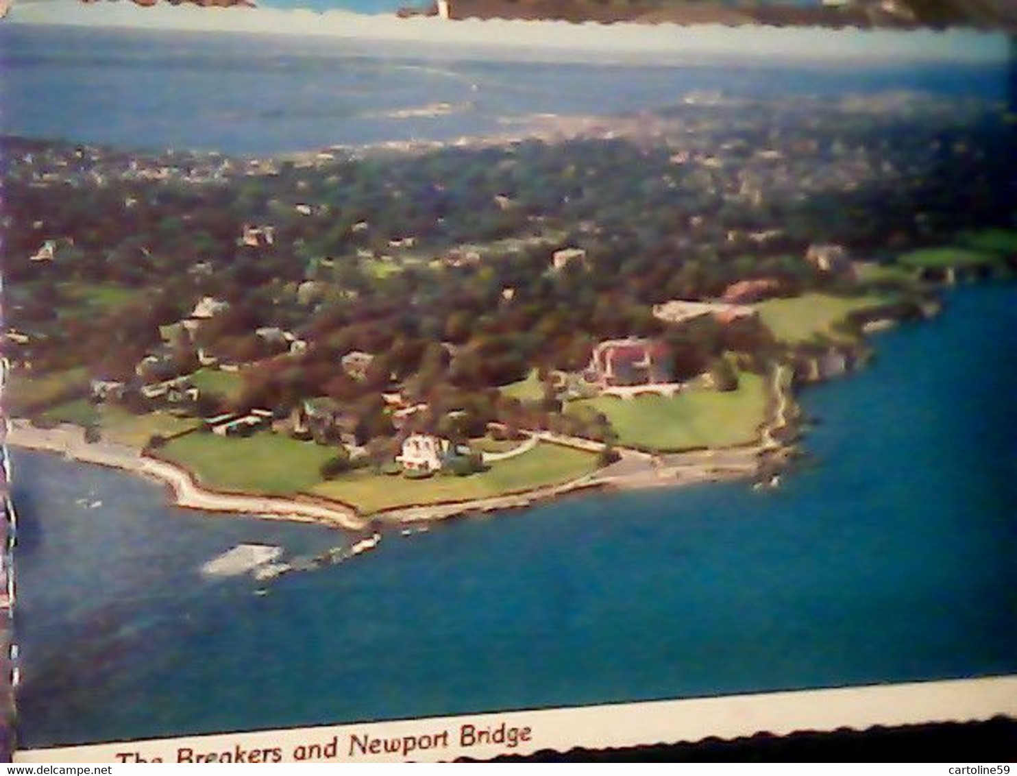 USA Rhode Island  BREAKERS NEWPORT BRIDGE Narragansett Bay -   VB1982  IO6535 - Newport