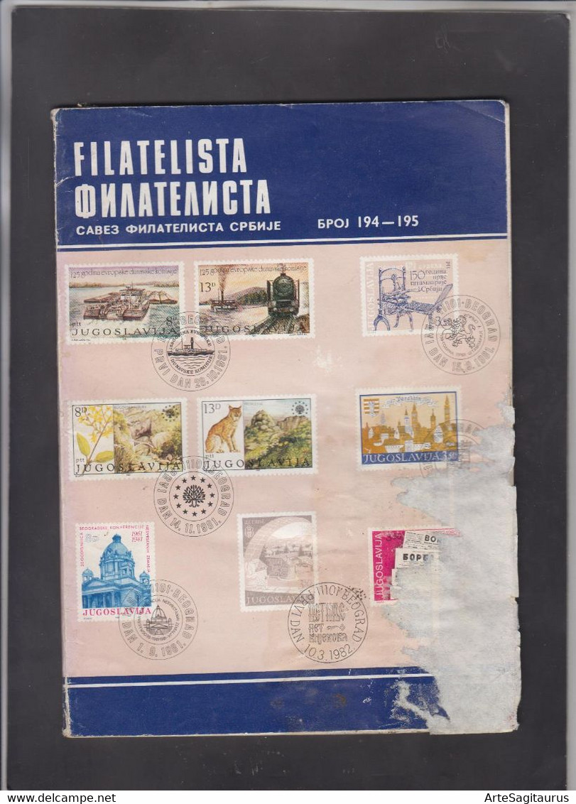 SERBIA, 1976, STAMP MAGAZINE "FILATELISTA", # 194/195 - Sanitary Post  (003) - Altri & Non Classificati