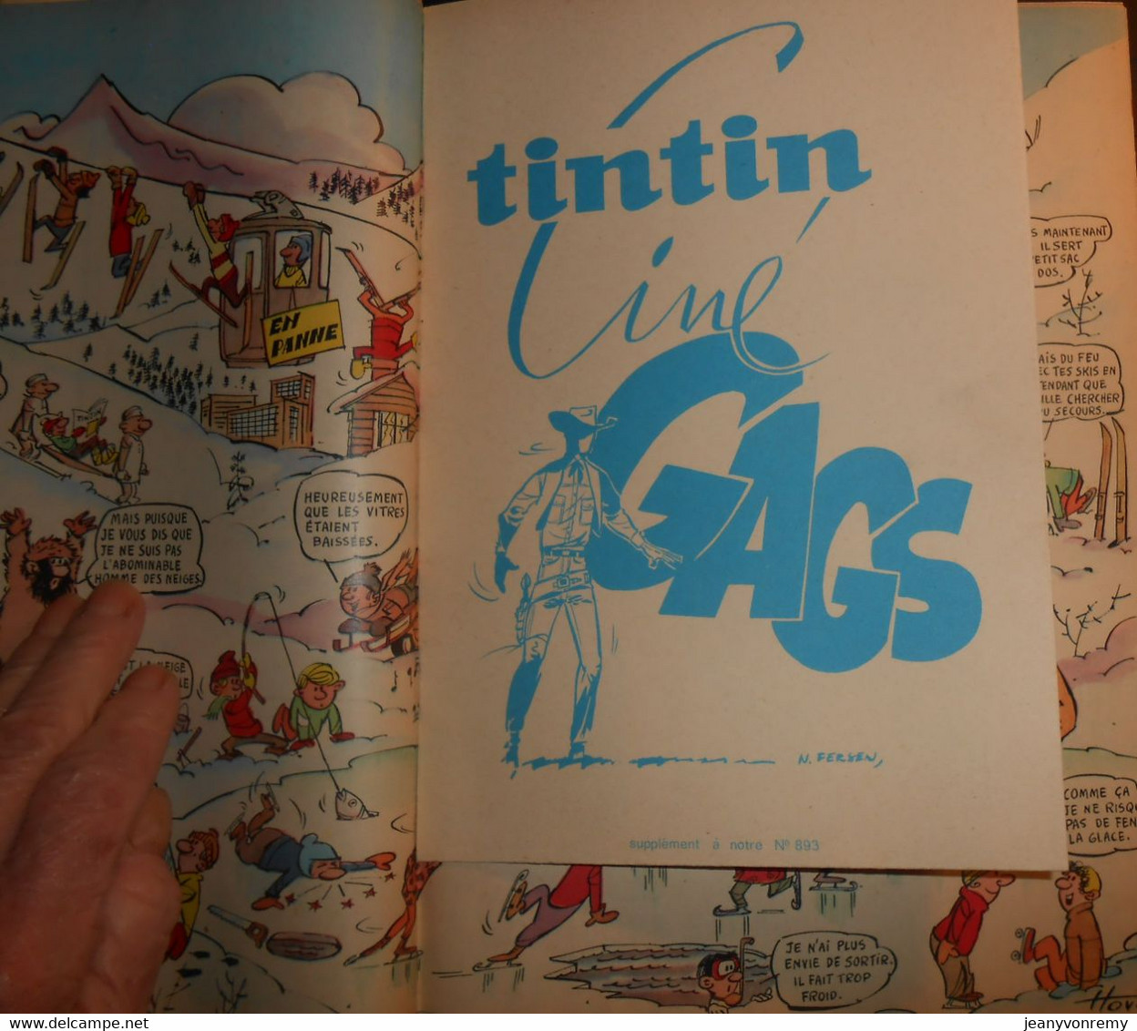 Journal De Tintin. N°893. 2 Décembre 1965. Spécial Noël. - Kuifje