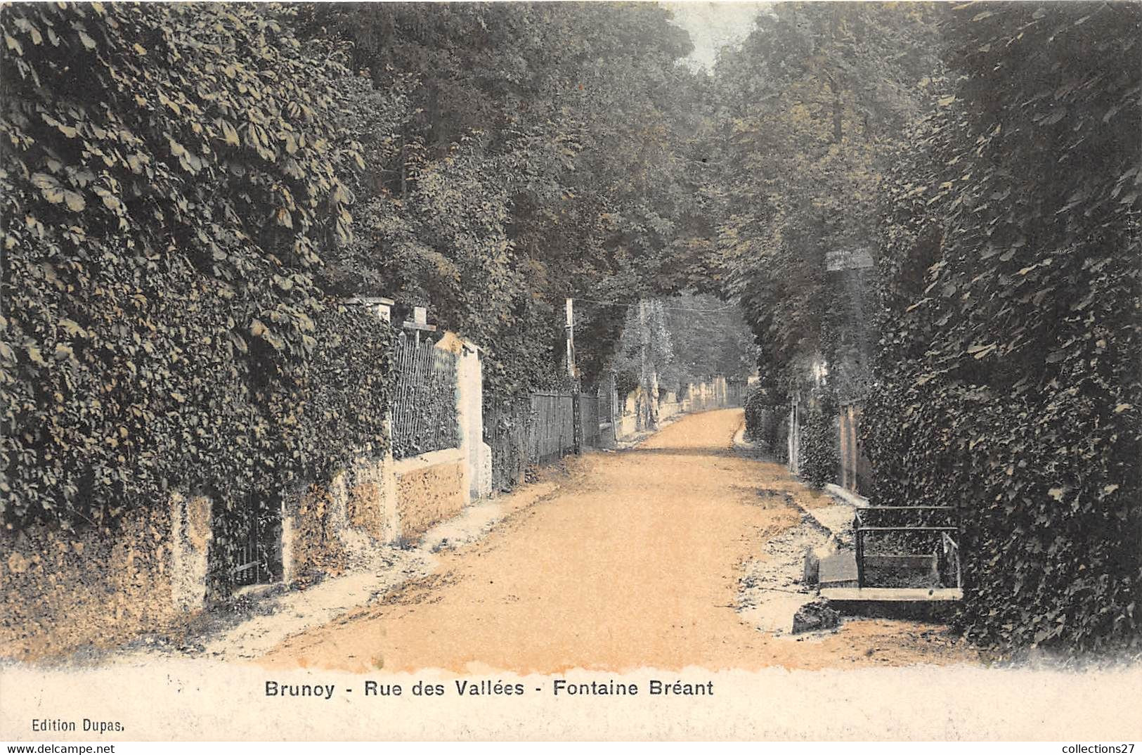 91-BRUNOY- RUE DES VALLÉE FONTAINE BREANT - Brunoy