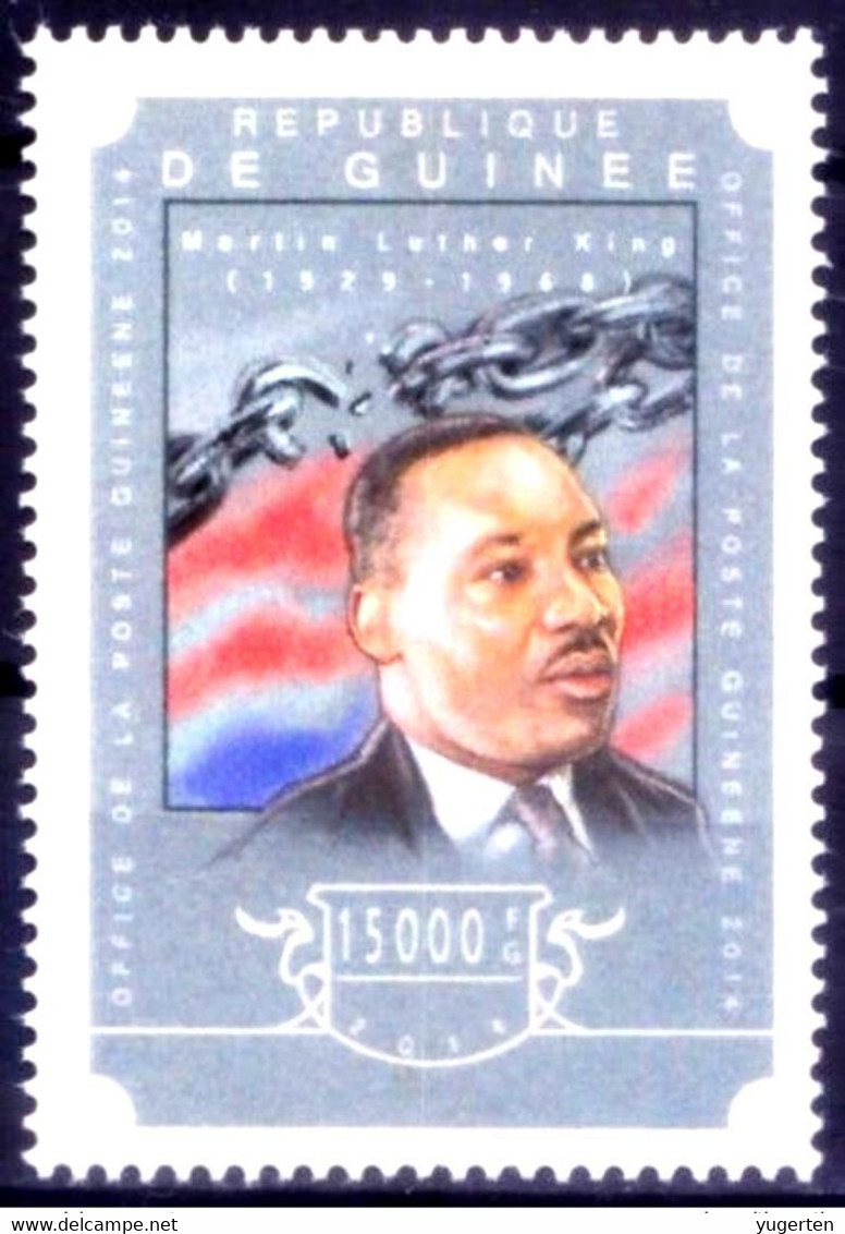 GUINEA 2016 - 1v - MNH - Martin Luther King - Nobel Prize - Peace - Racism - Frieden Paix - Paz - Pace - Vrede Racismo - Martin Luther King