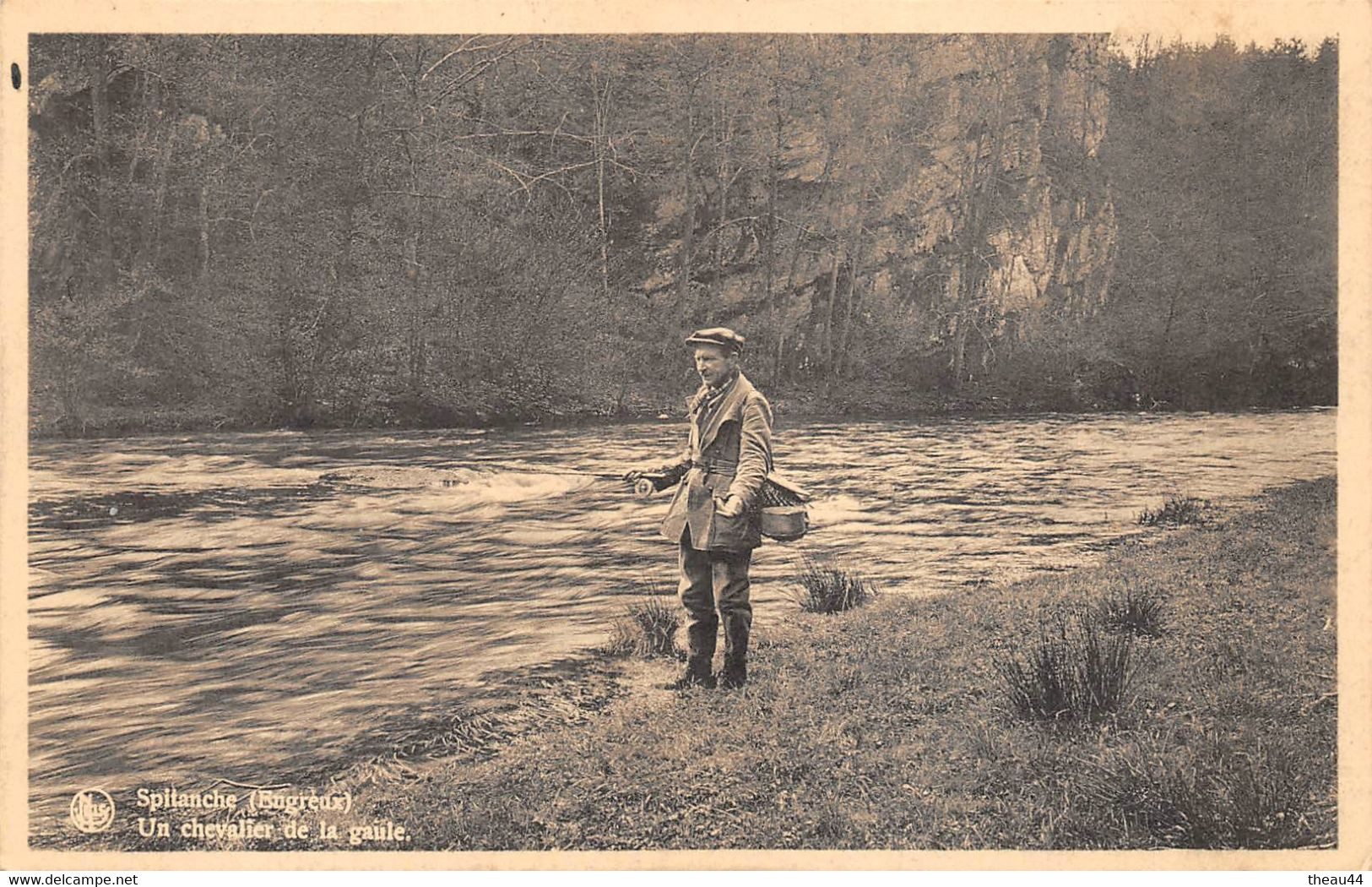 ¤¤  -  BELGIQUE   -  HOUFFALIZE  -  SPITANCHE  -  Un Chevalier De La Gaule   -  Pêcheur De Truite  - Pêche     -  ¤¤ - Houffalize