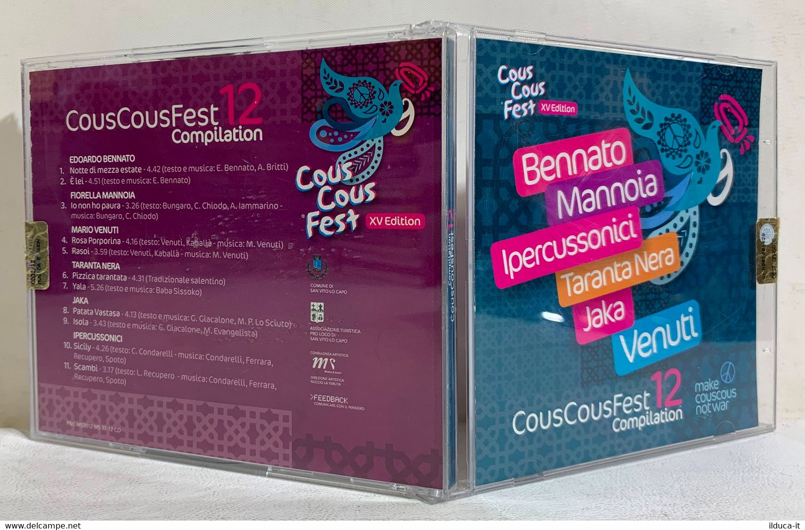 I103913 CD - Cous Cous Fest 12 Compilation (Bennato Mannoia Jaka Venuti) - Compilaties