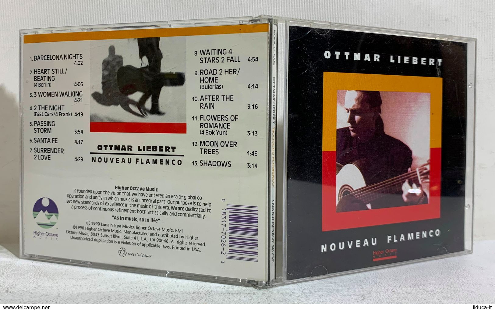I103922 CD - Ottmar Liebert - Nouveau Flamenco - Higher Octave Music 1990 - Música Del Mundo