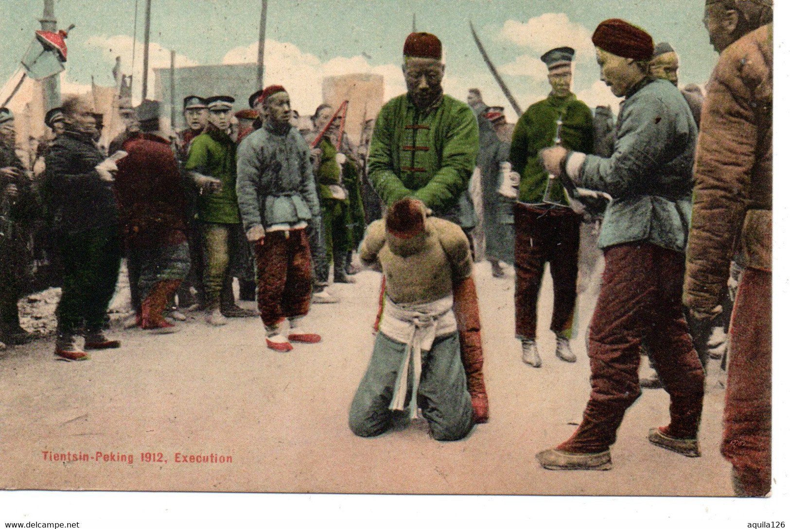 BELLISSIMA CARTOLINA  CINA  TIENTSIN  PEKING 1912 EXECUTION  J600 - China