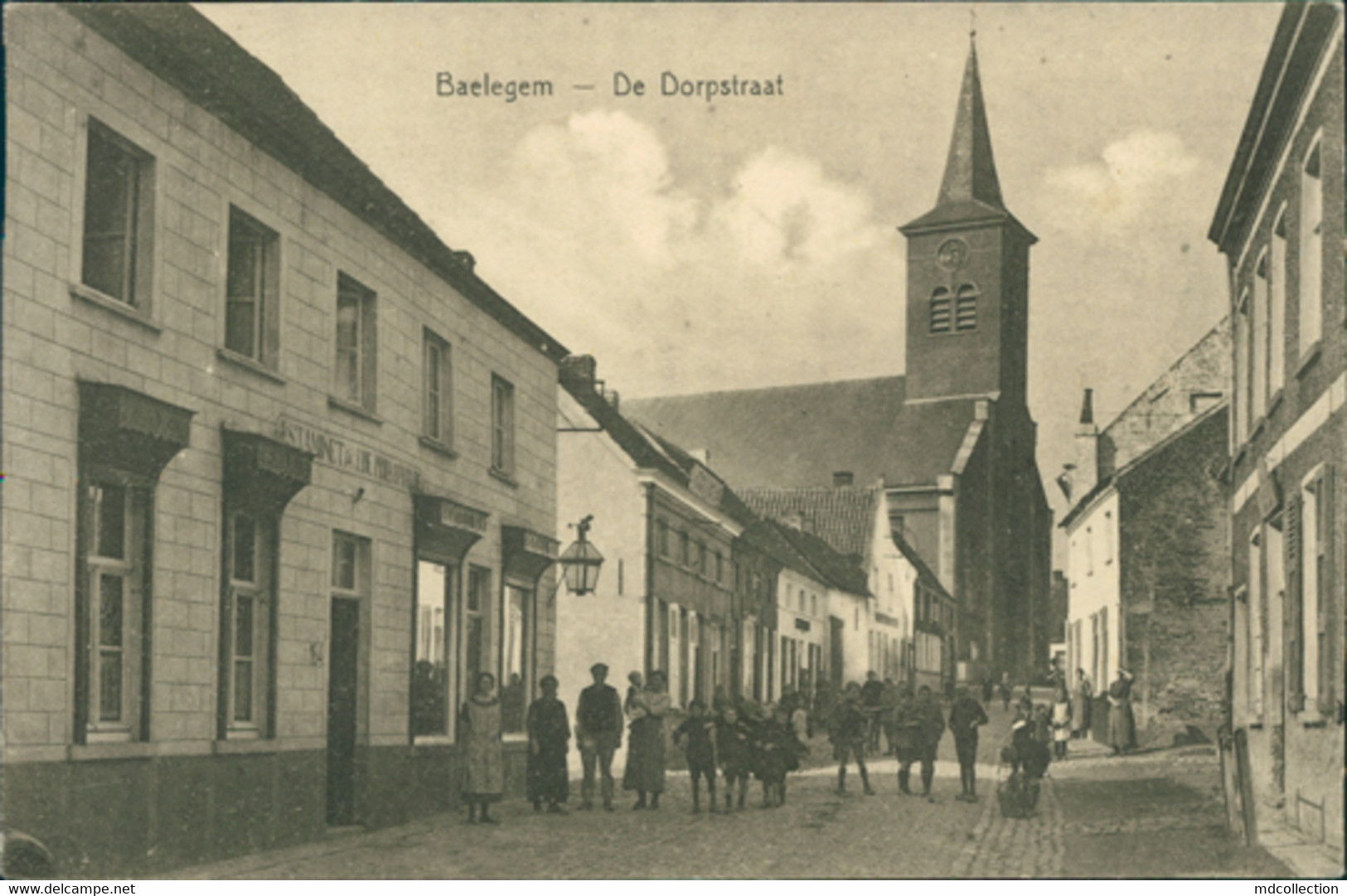 BE OOSTERZELE /  OOSTERZEELE  Baelegem - De Dorptdtraat / CARTE ANIMEE - Oosterzele