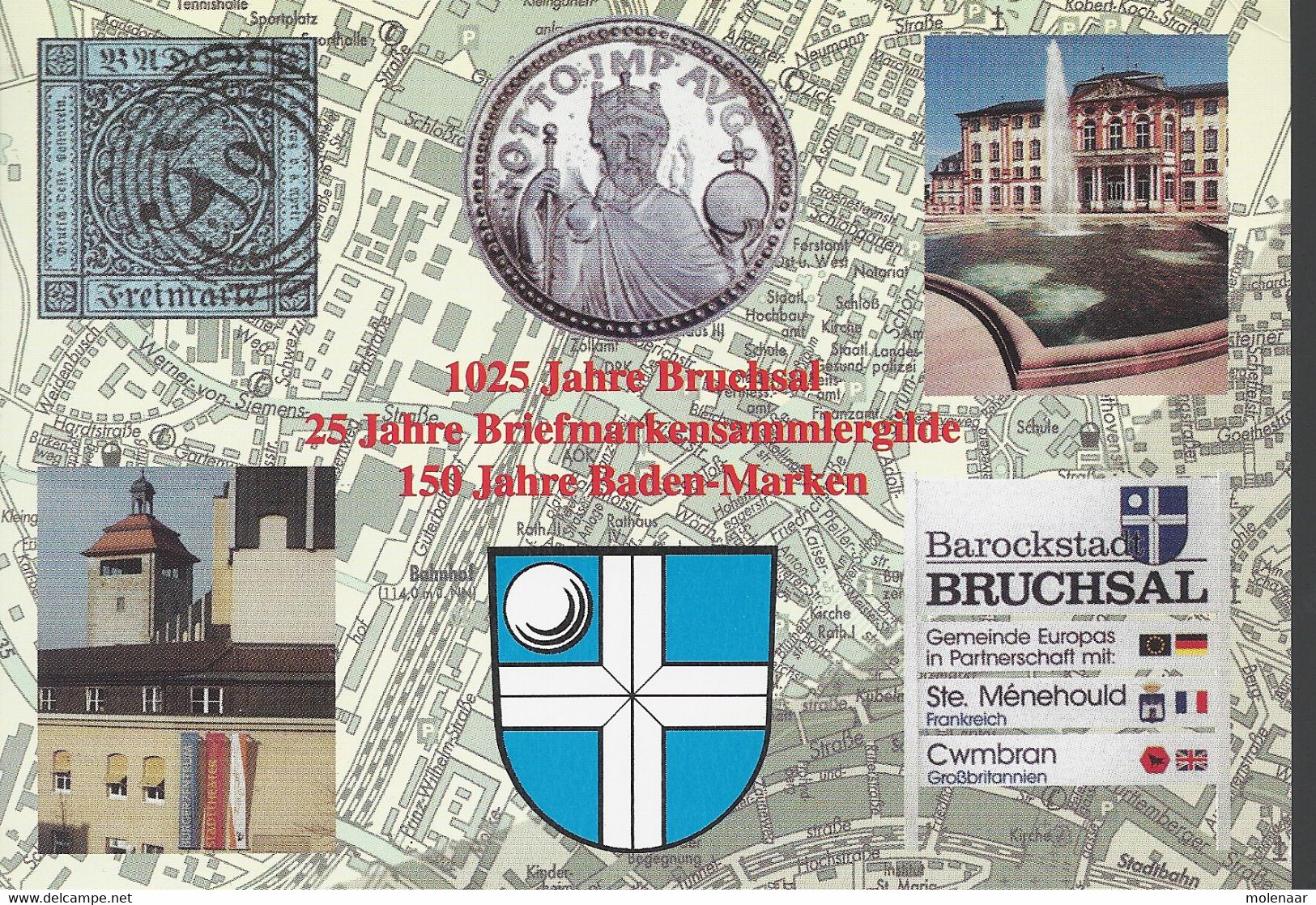 Duitsland Postkaart Bruchsal Gebruikt (5268) - Bruchsal