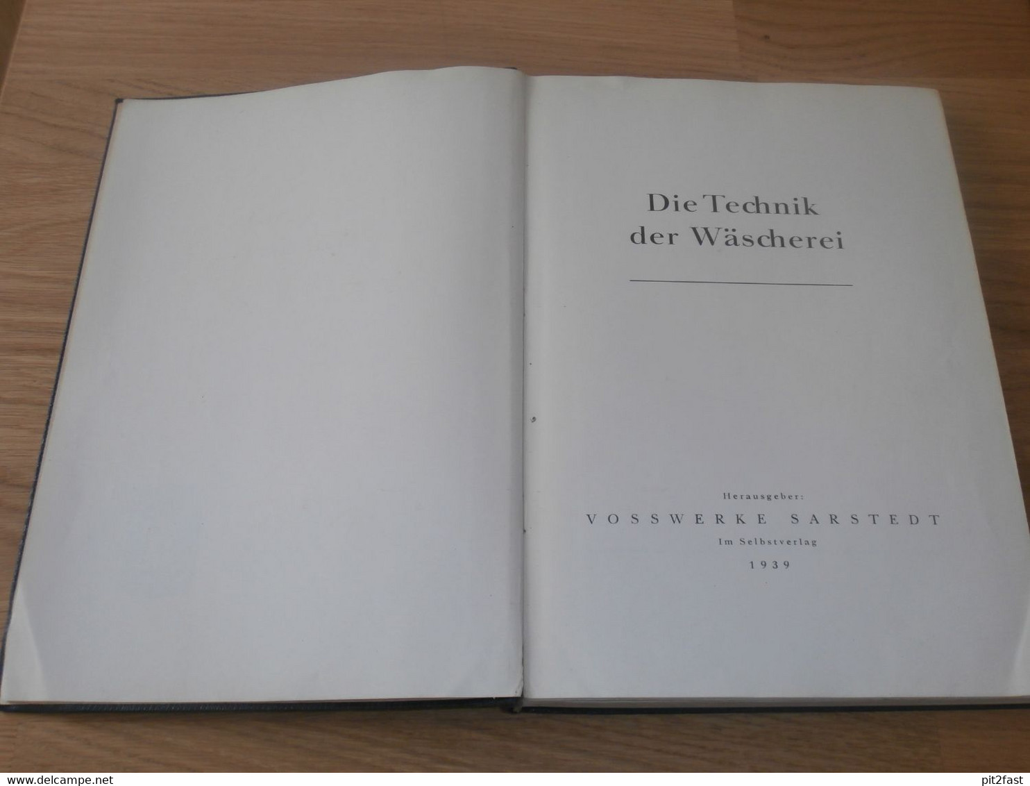 Die Technik Der Wäscherei , 1939 , Vosswerke Sarstedt B. Hannover , Fachbuch , Buch , Voss !!! - Techniek