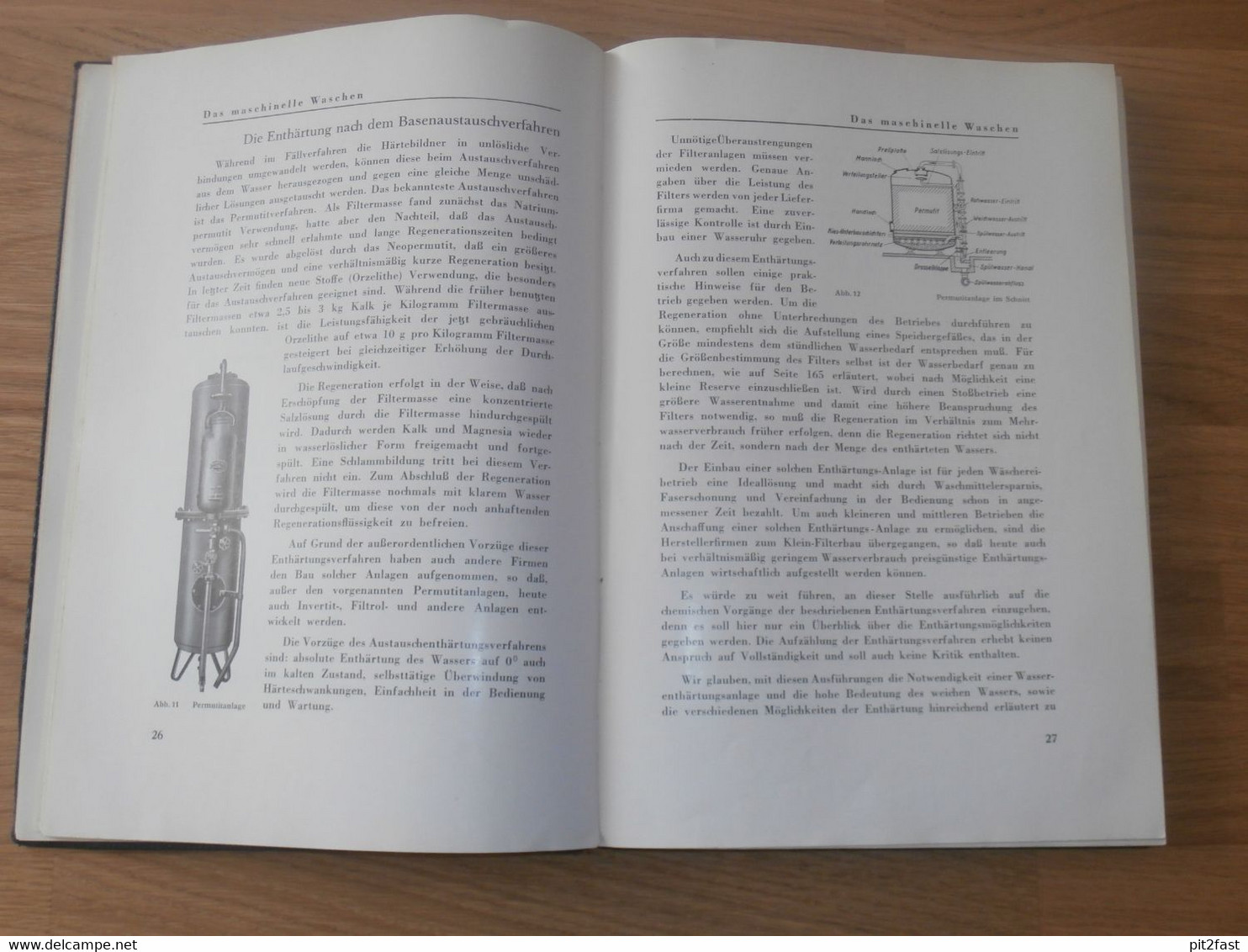 Die Technik der Wäscherei , 1939 , Vosswerke Sarstedt b. Hannover , Fachbuch , Buch , Voss !!!