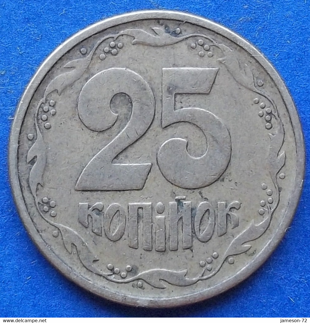 UKRAINE - 25 Kopiyok 1994 KM# 2.1a Reform Coinage (1996) - Edelweiss Coins - Ukraine