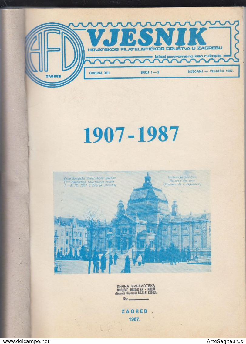 CROATIA, 1987, STAMP MAGAZINE "VJESNIK", # 1/2; 3/4; 5/6; 7/8; 9/10; 11/12 + - Other & Unclassified