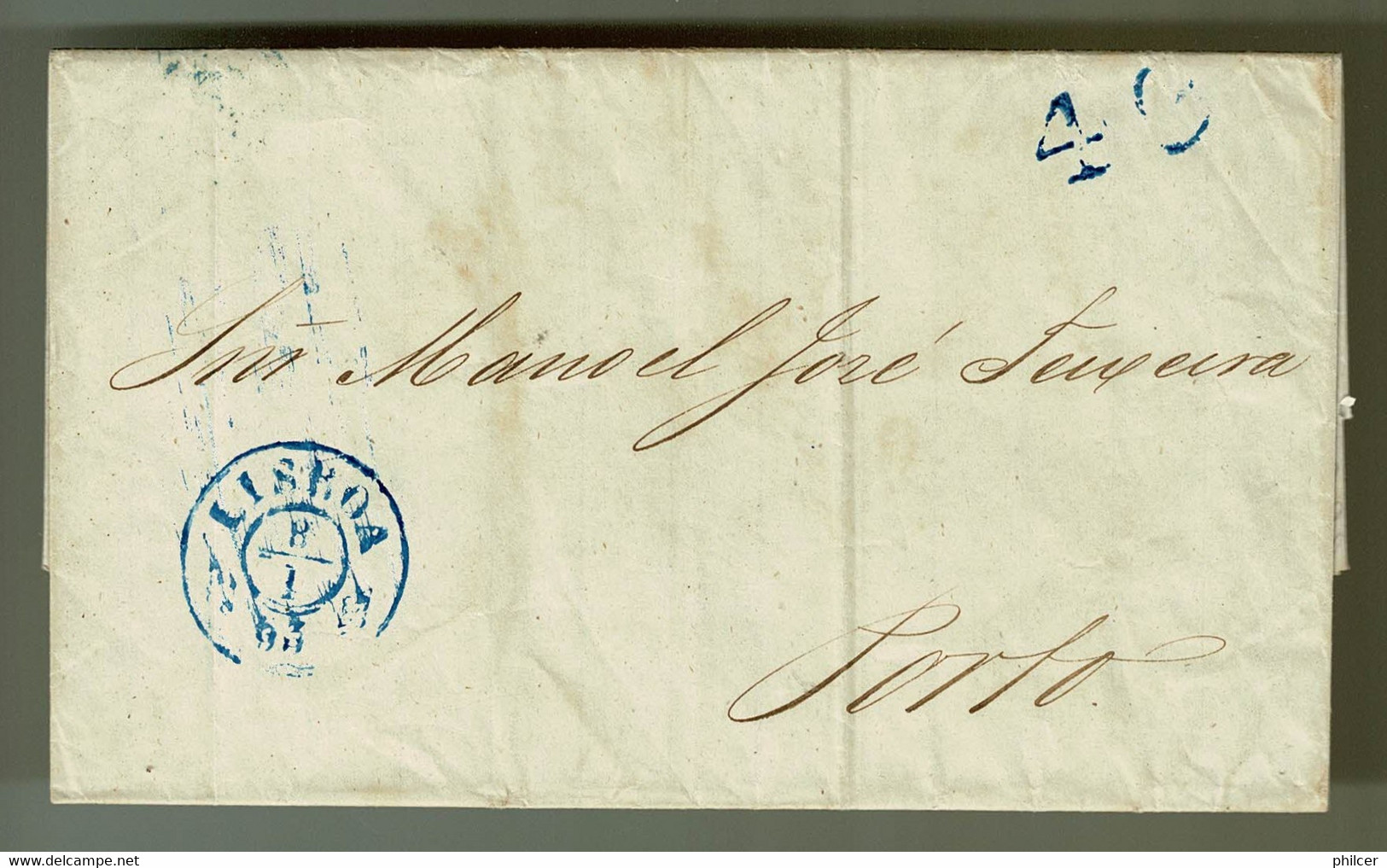 Portugal, 1852, Lisboa-Porto - ...-1853 Prephilately