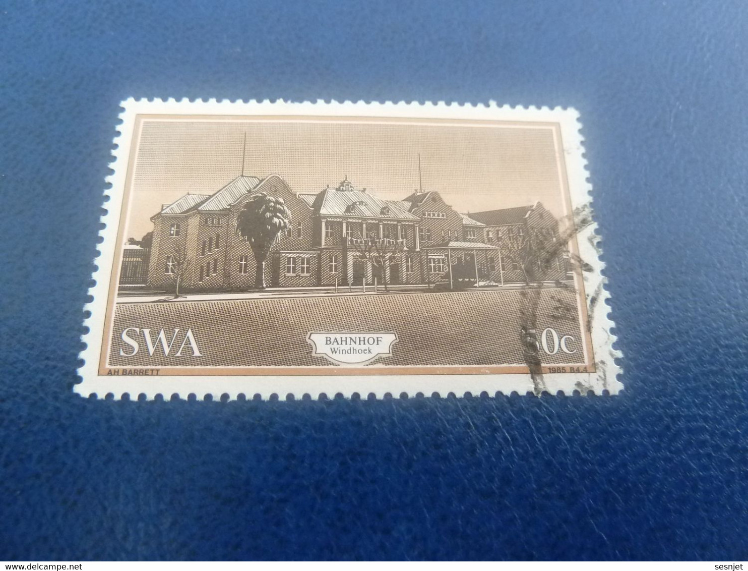 Swa - Bahnhof Windhock - A.H. Barret - 50 C. - Multicolore - Oblitéré - Année 1985 - - Used Stamps