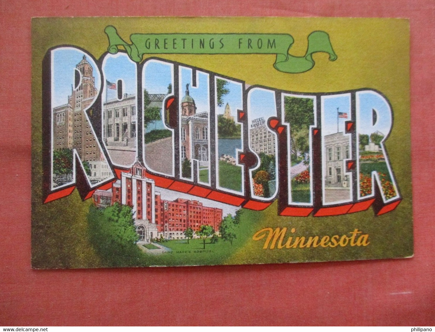 Greetings.    Rochester  Minnesota > Rochester        Ref 5519 - Rochester