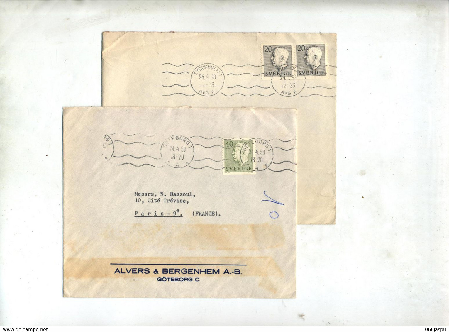 Lettre  Flamme Muette  Sur Roi - 1930- ... Coil Stamps II