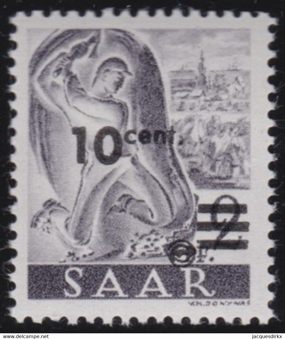 Saar   .    Michel    .   226-Z-I  (2 Scans)  .  Geprüft     .     **      .    Postfrisch    .   /   .  MNH - Ungebraucht