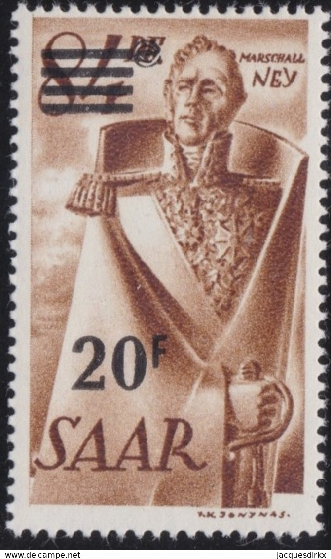 Saar   .    Michel    .   237-Z-I  (2 Scans)  .  Geprüft    .     **      .    Postfrisch    .   /   .  MNH - Ungebraucht