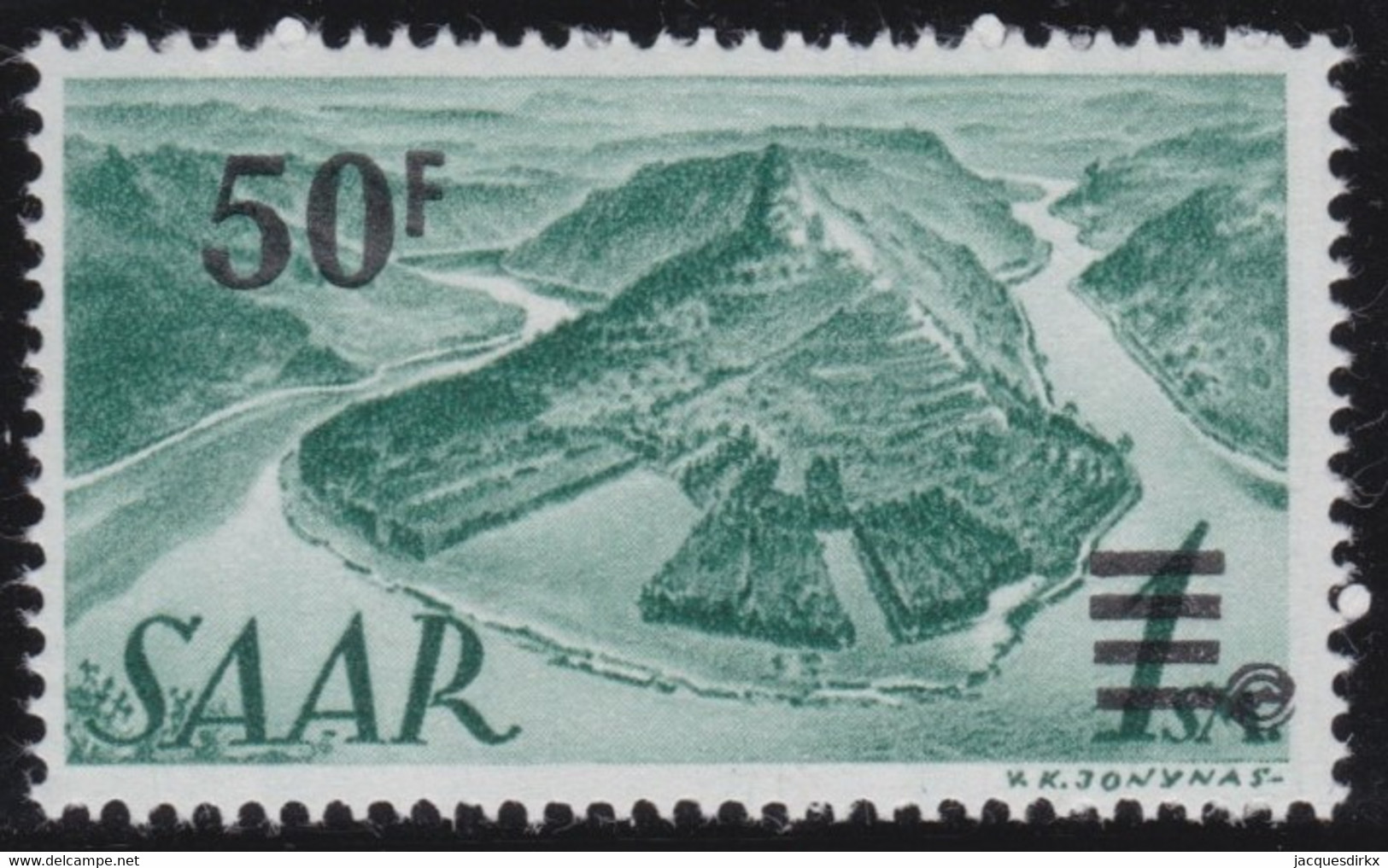 Saar   .    Michel    .   237-Z-I  (2 Scans)  .  Geprüft    .     **      .    Postfrisch    .   /   .  MNH - Nuevos