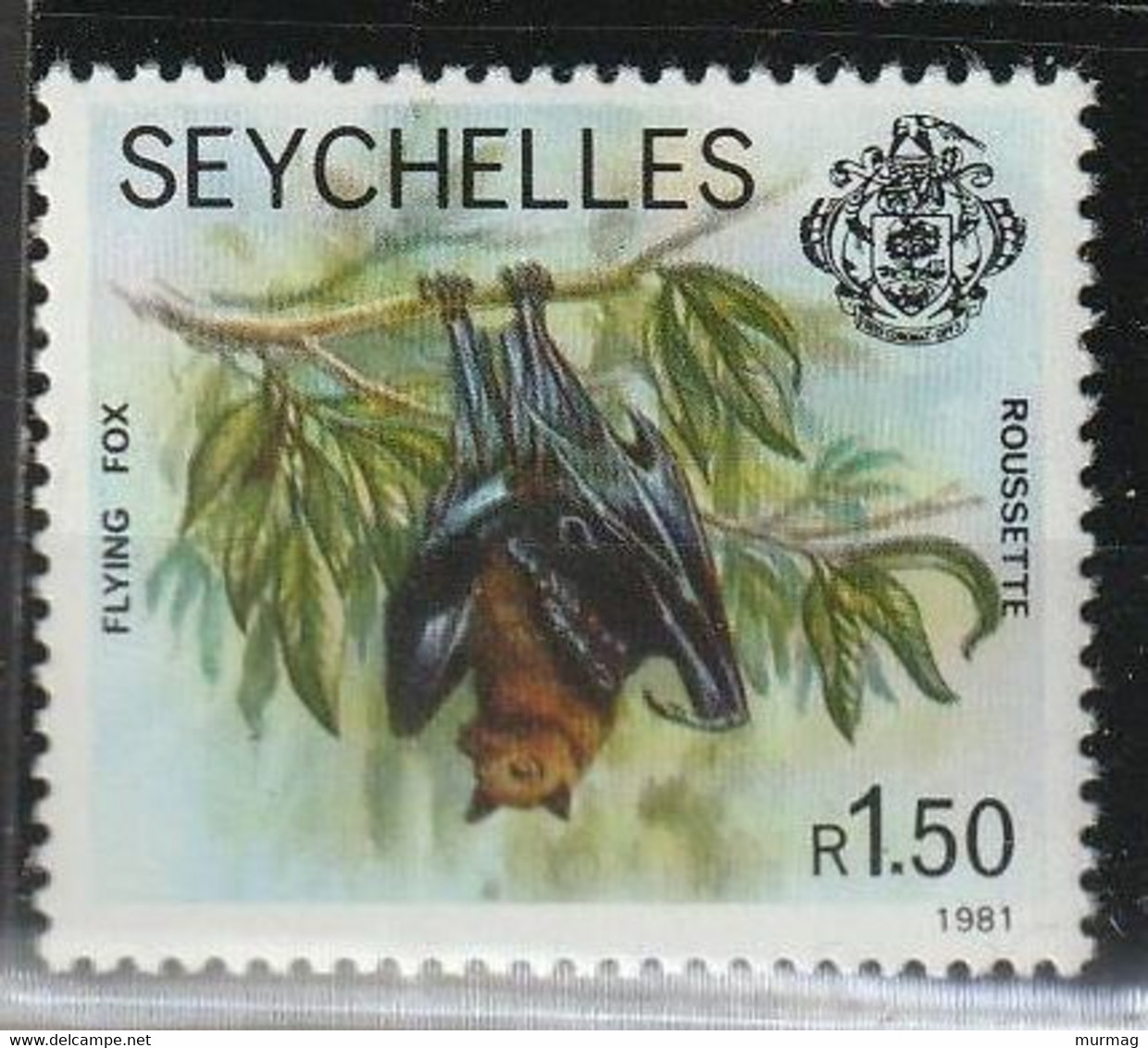 SEYCHELLES - Faune, Jardin De Coraux, Chauve-souris, Tortue - 1981 - MNH - Seychelles (1976-...)