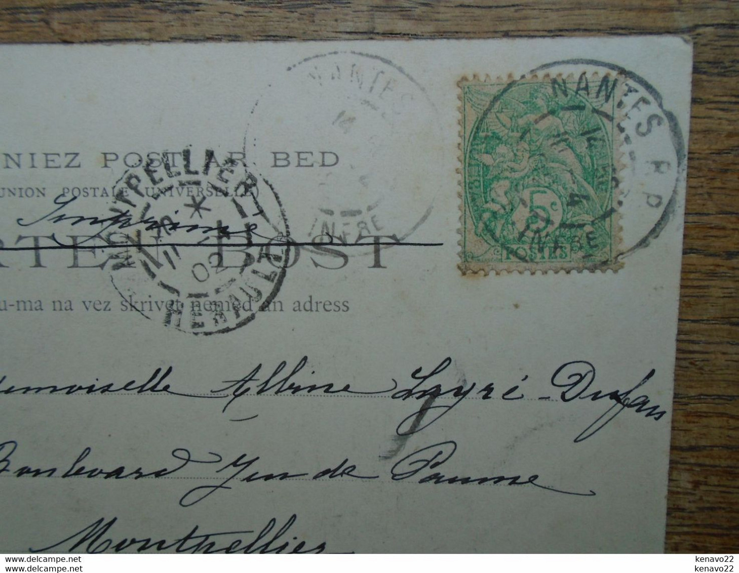 Carte Assez Rare De 1902 , Château De Josselin ( Habitation Des Ducs De Rohan ) "" Beau Timbre "" " Carte Karten Bost " - Josselin