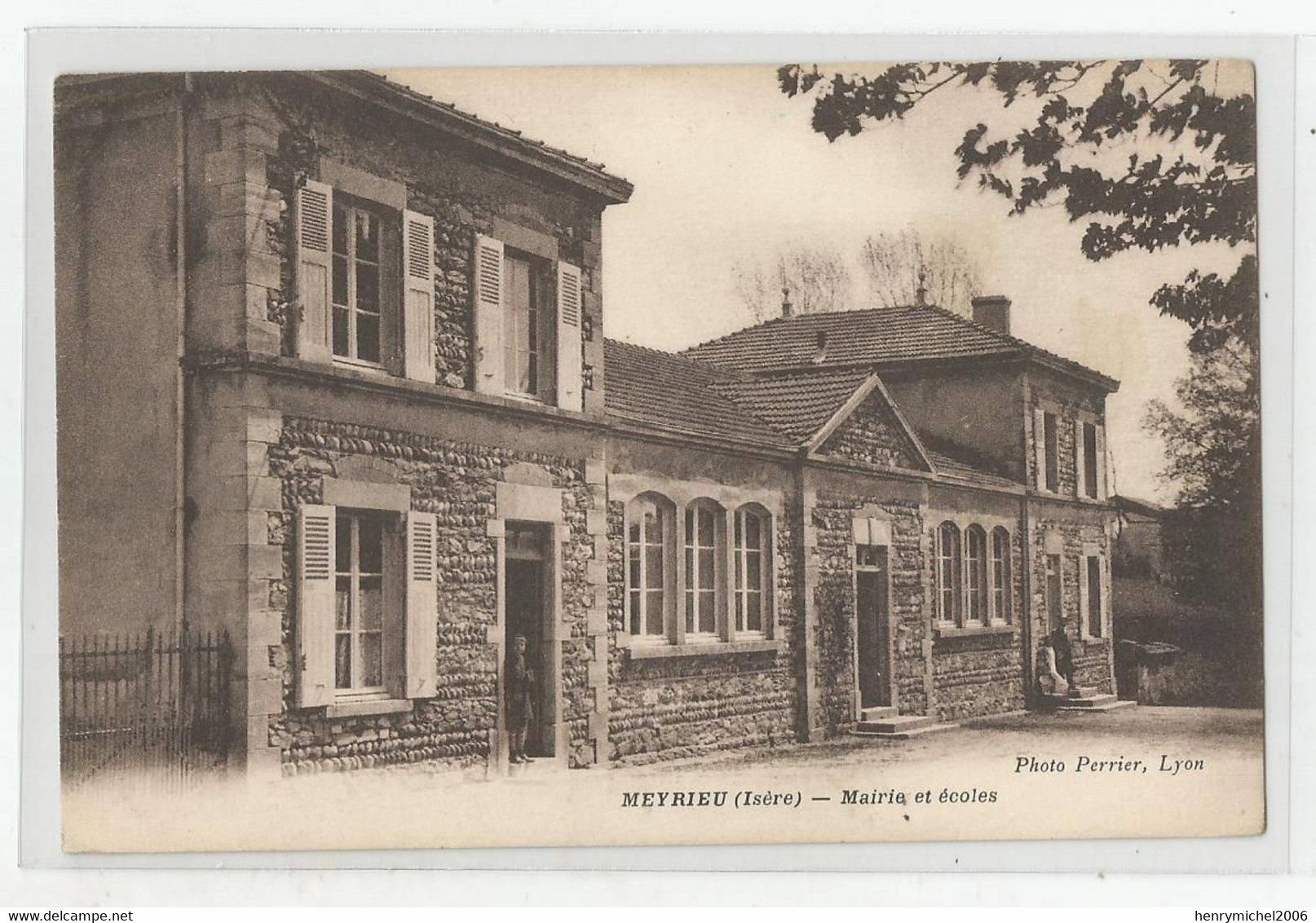 38 Isère Saint St Jean De Bournay Mairie Et écoles Ed Photo Perrier Lyon - Saint-Jean-de-Bournay