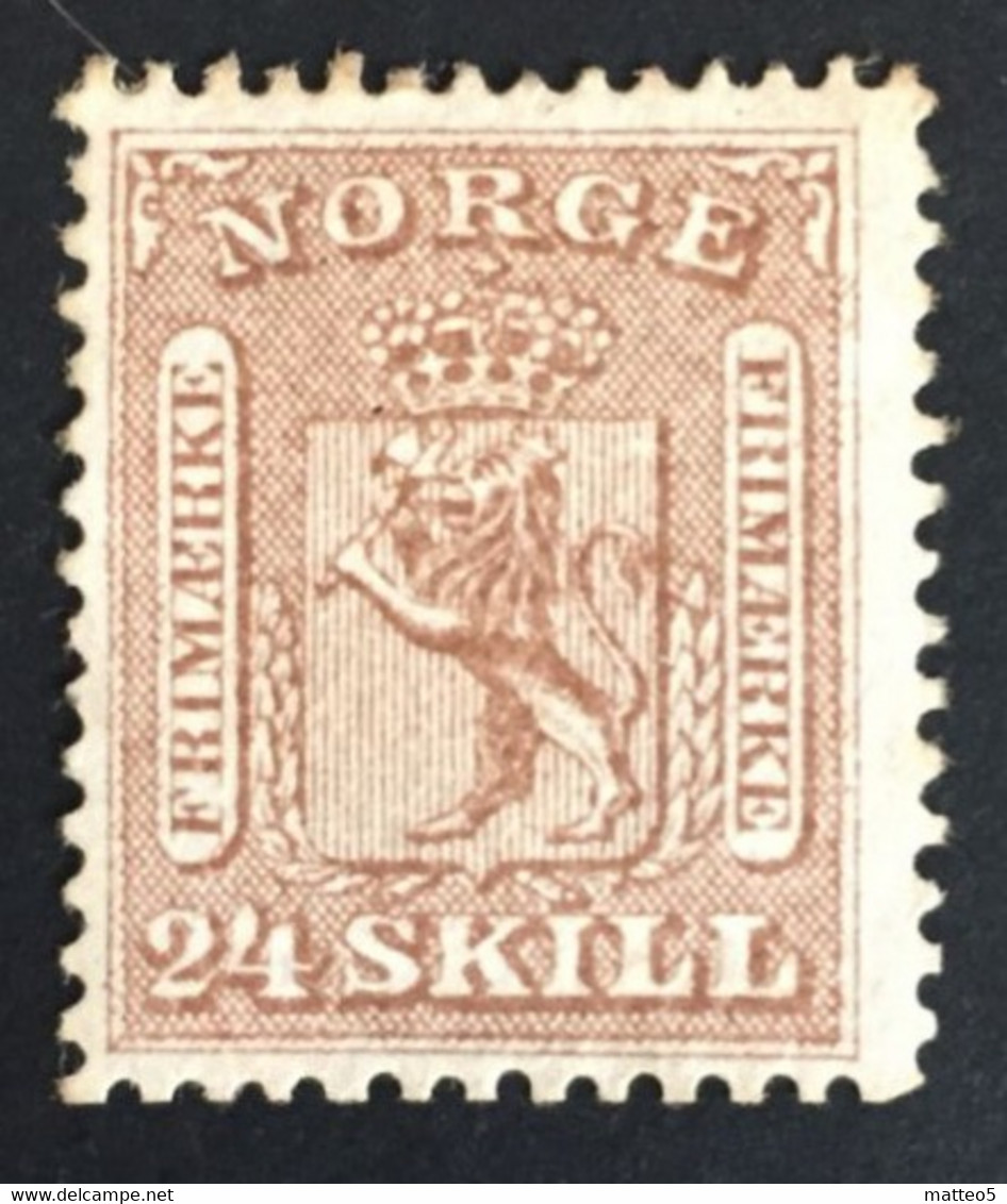 1863 - Norvegia - Norway - 24 Skill - A2 - Ungebraucht