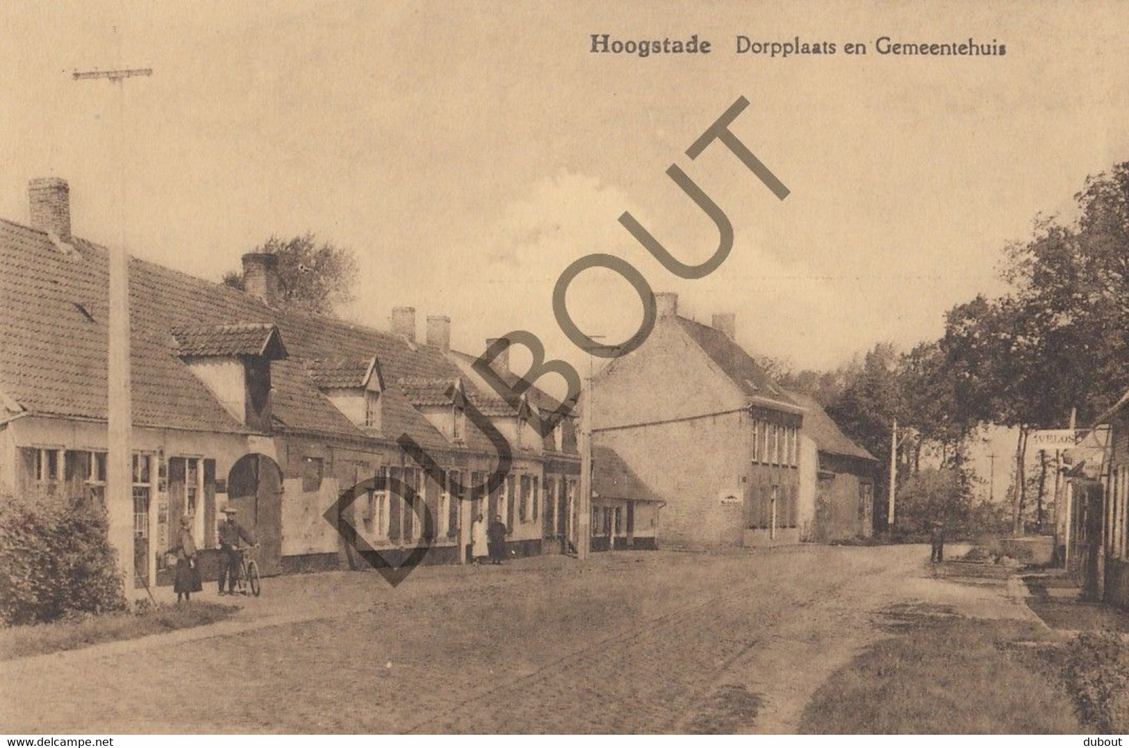 HOOGSTADE - Dorpplaats En Gemeentehuis  (C1747) - Alveringem