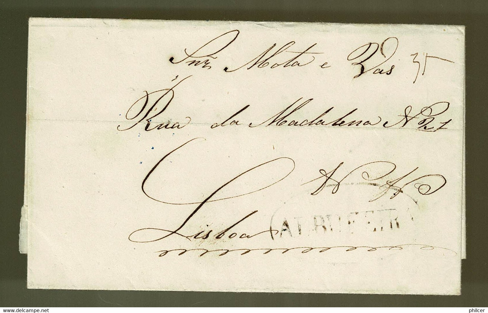 Portugal, 1852, Albufeira-Lisboa - ...-1853 Prephilately