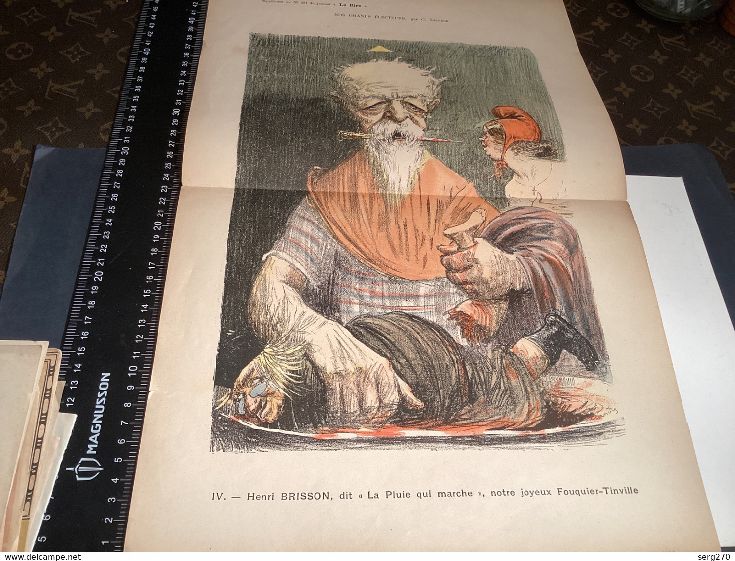 1906 Supplément Journal Le Rire Nos Grands électeurs Par Léandre Henri Brisson La Pluie Qui Marche Notre Joyeux - Dessins