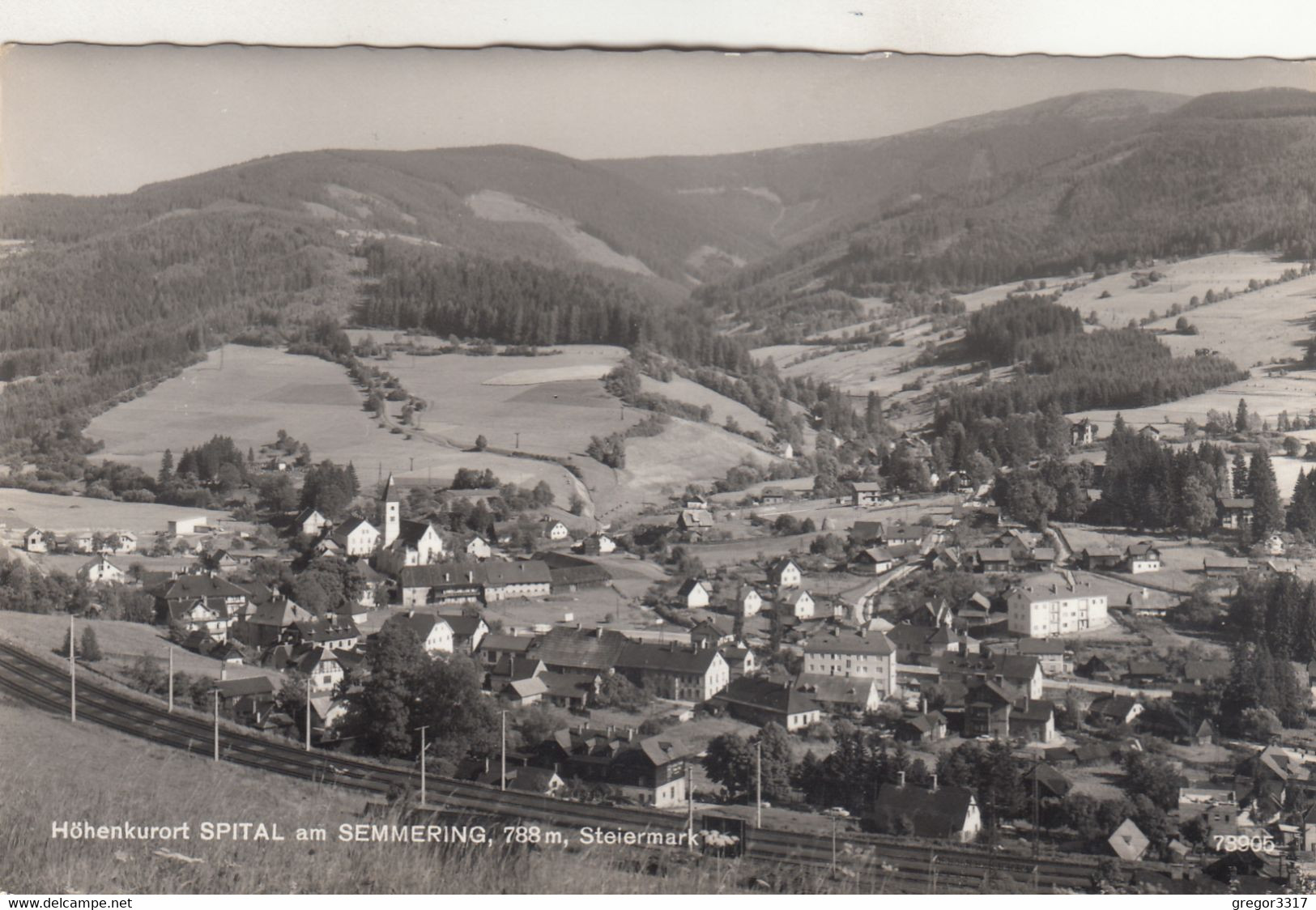 A9087) SPITAL Am SEMMERING - Steiermark - Bahngleise - Kirche HAUS DETAILS Alt !! - Steinhaus Am Semmering