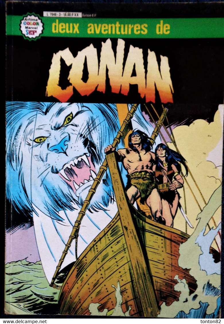 Album CONAN - 3 - Artima Color / Marvel / Arédit - ( 1981 ) . - Conan