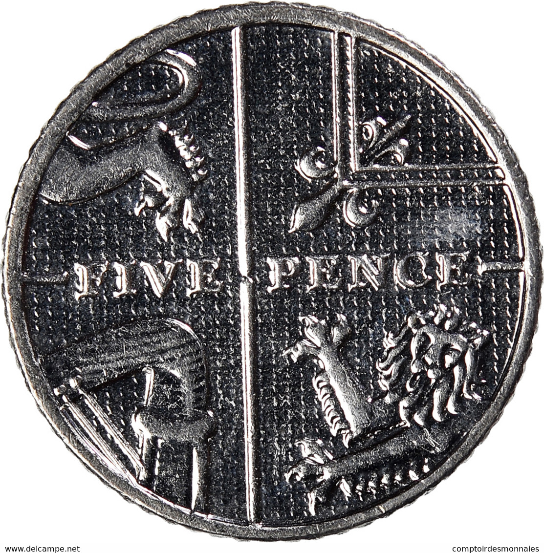 Monnaie, Grande-Bretagne, 5 Pence, 2013 - 5 Pence & 5 New Pence