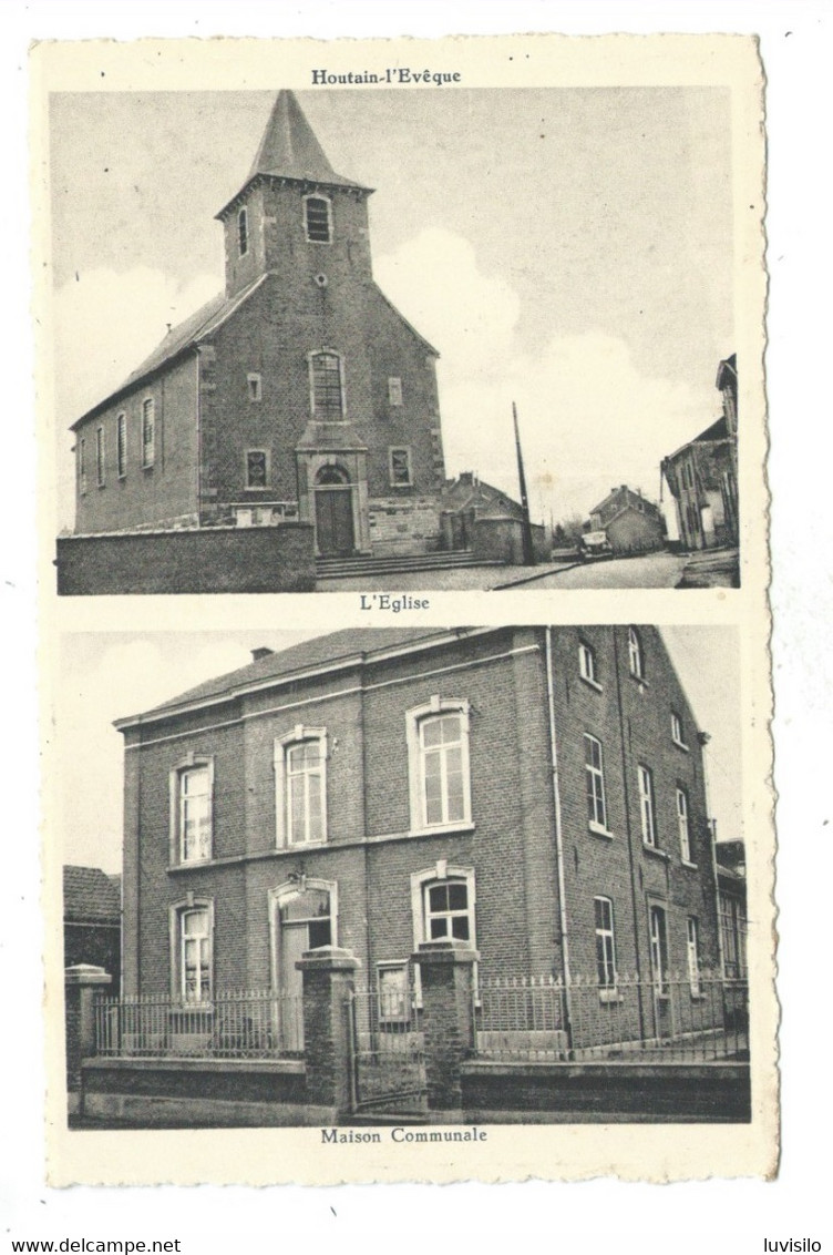 Houtain L'Evêque Eglise Maison Communale - Landen